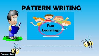 PATTERN WRITING by Kids Fun Learnings// WRITING PATTERNS//STANDING LINES//SLEEPING LINES//CURVES