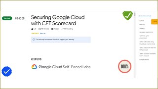 Securing Google Cloud with CFT Scorecard || #GSP698 #googlecloud