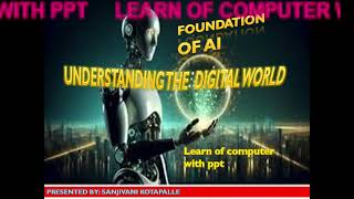 understanding the digital world ai in ppt in english