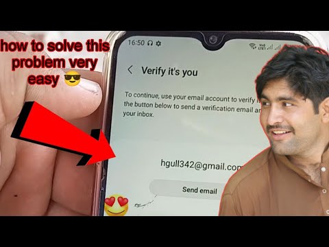 To continue use your email account to verify it's you. Tap the button below to send Verfiction email