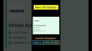 🙋New Job Update #job #workfromhomekannada #kannadacareers #jobsinindia #jobsinbengalore #foodlover