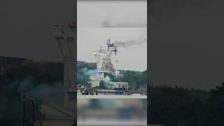 CNC PUMA turn #cargoship #containerships #containership