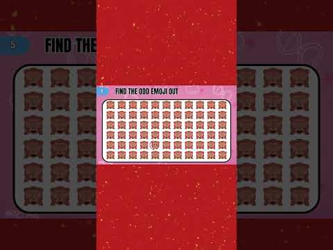 Find the ODD Emoji Out - Extreme Edition 🤩🔥💩 | Emoji Challenge