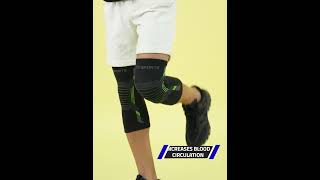 FY Sports Knitted 3D Knee Cap Belt Support #knee #oldage #support #cap #compression #sports #viral