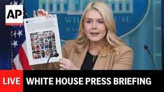 LIVE: White House press briefing with Karoline Leavitt