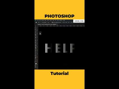 #Shorts Text Effect in Photoshop | Photoship Tutorial