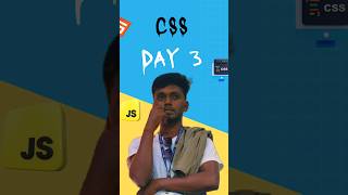 Day 3/10 learning css #css3 #shorts #htmlbasics