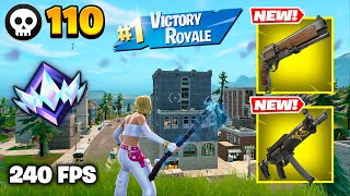110 Elimination "RANKED RELOAD” Gameplay Wins (Fortnite Chapter 7 Keyboard & Mouse)