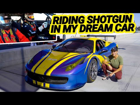 What it's Like to Ride in a Ferrari 458 Challenge Race Car! *HOT LAPS POV*