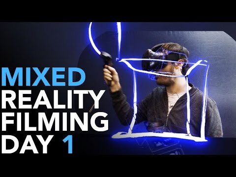 Mixed Reality Filming R&D Day 1 - Static Camera Rig- Stormy Studio