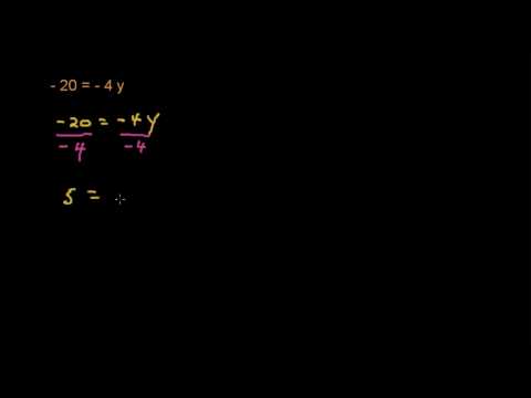 Multiplication Property of Equality (Introductory Algebra 14)