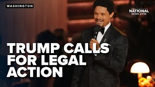 Trump slams Trevor Noah's Grammy's hosting, threatens legal action