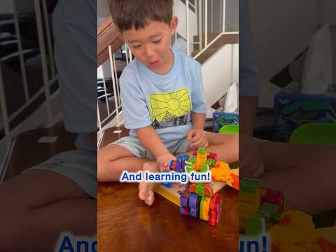 Lydaz Number Bots Math Toys is so  much fun!🤖🤖🤖 #preschoollearning #learningtoy #learninggames