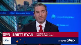 Deutsche Bank’s Brett Ryan on the disconnect between U.S. jobs data and GDP