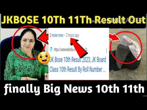 😀finally Big News 10th Class result out today|Go and check your marks| jkbose 10th result out#jkbose