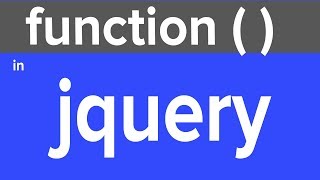 JQuery rules and suytax in English - learn JQuery in English