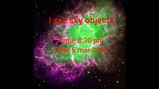 Sky object capture by phone