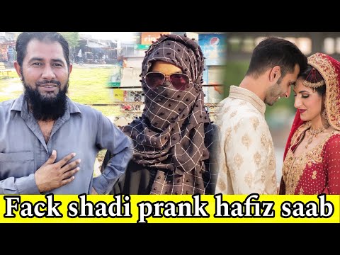 Fake Marriage Prank on my Frind Hafiz shahid saab - fun for lahore