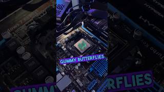 Gummy Butterflies Cool Your CPU? #gaming #pc #processor #tech #candy #butterfly #cpu #pcgaming #amd