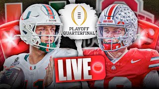 Miami vs Ohio State LIVE | Cotton Bowl SHOWDOWN | Pregame Show Preview & Predictions ✅