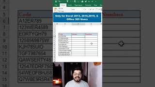 💥#flashfill option in Excel to separate Text and numbers in seconds. Never seen before #exceltips 💥
