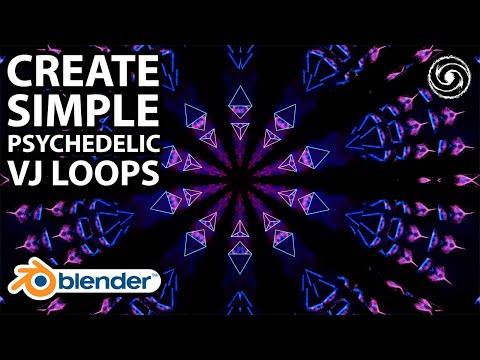 Create Easy Psychedelic Animations in Blender 2.9 - Abstract Motion Graphic Tutorial