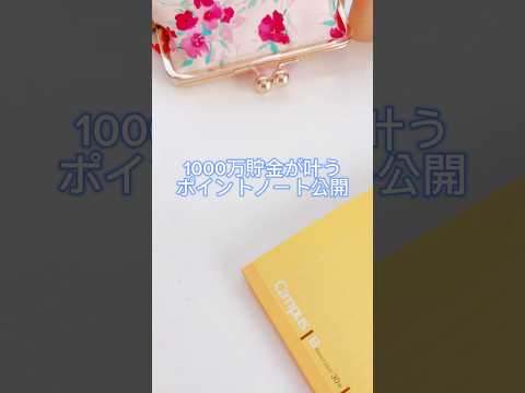 【ポイント集めて1000万貯金】100円ノートで叶う貯金術の裏側公開