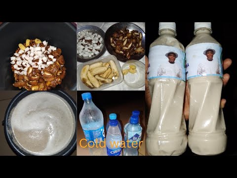 how to make tiger nut drink that will last up to a month...