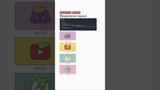 ✨ Responsive layout (CSS grid) #html #htmlcss #coding #webdesign #html5 #css3 #webdevelopment #css