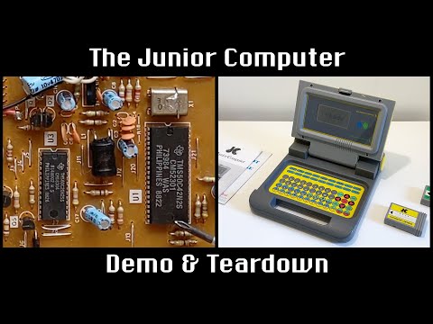 The Junior Computer! Full Demo and Teardown. (1988 Kids Computer by Team Concepts, Hartung)