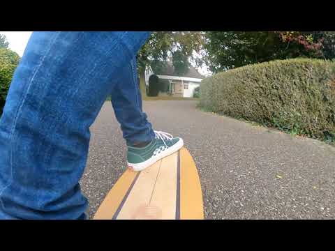 Slide surfskate with GOPRO Hero9 Max Lens mod + board mount