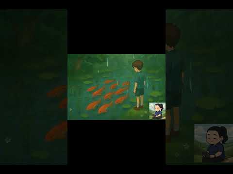 Rain falls – water flows – heart is calm short #ambientpath #shorts #lofi #rain #sleepmusic