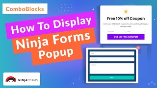 how to display ninja forms popup
