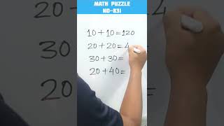 #maths #mathlogic #mathbrainteaser #mathstricks #mathemagic #mathslogic