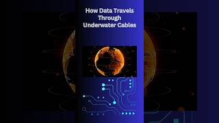 How Your Internet Data Travels Through Underwater Cables! #techexplained #networksecurity #fiber