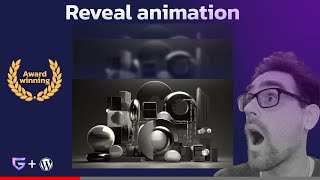 Eye-catching Image Reveal animation in WordPress Greenshift Animation #nocode