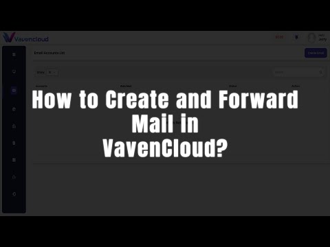 | Tutorial-5 | How to Create and Forward Emails in Vavencloud 📧 | VavenCloud | #website  #business