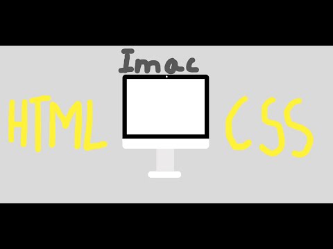 Virtual Imac Using HTML and CSS