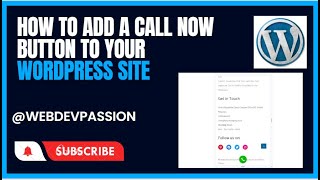 How to Add a Call Now Button to Your WordPress Site | Wordpress tutoral in urdu