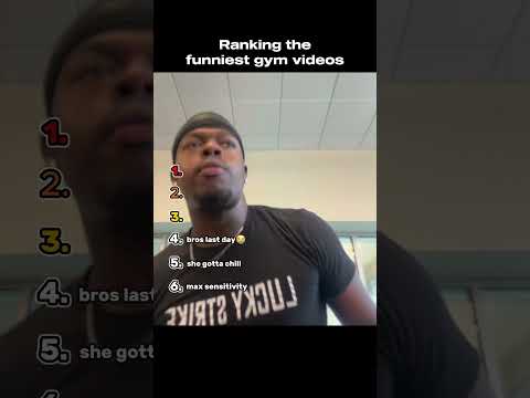 Ranking The Funniest Gym Moments #funnyshorts #funny #ranking #gym #gymfails