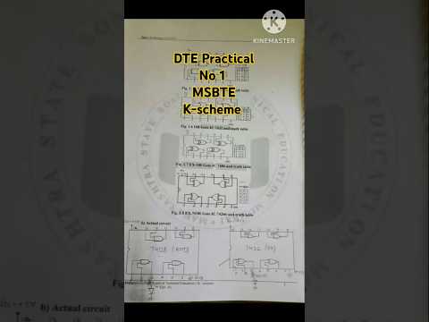 DTE Practical No 1 K-Scheme MSBTE Second year diploma #shortsfeed #viralvideo #youtubeshorts #ytshor