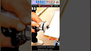 "Next-Level Precision! Tungsten Carbide Router Bit Set in Action!" #shorts #shortsfeed #diy