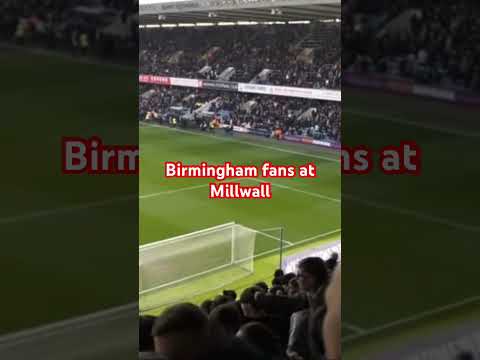 Birmingham fans at the den