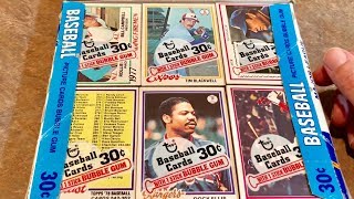 1978 TOPPS BASEBALL CARD BOX OPENING!  (Throwback Thursday)