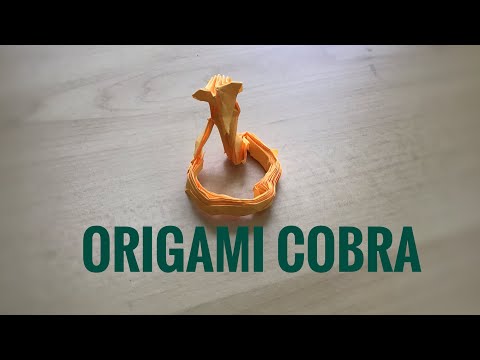 How To Fold An Easy Origami Cobra 🐍