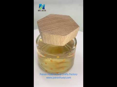 Large Helix Angular Beech Wood Caps