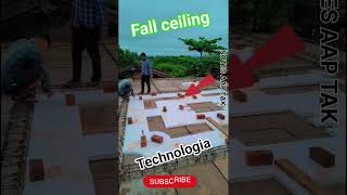 How to make a fall ceiling design  #construction #ytshorts #ytreels #fyp #viral #trending