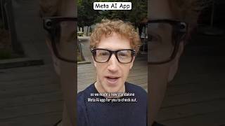 Meta launched Meta AI standalone App. #markzuckerberg