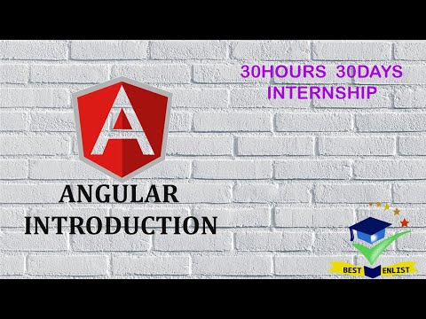 Angular InternShip Introduction