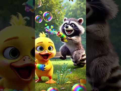 Cute little chick is playing 🐥🎶 #3D #animation #animated #ai #kids #cartoons #chick
